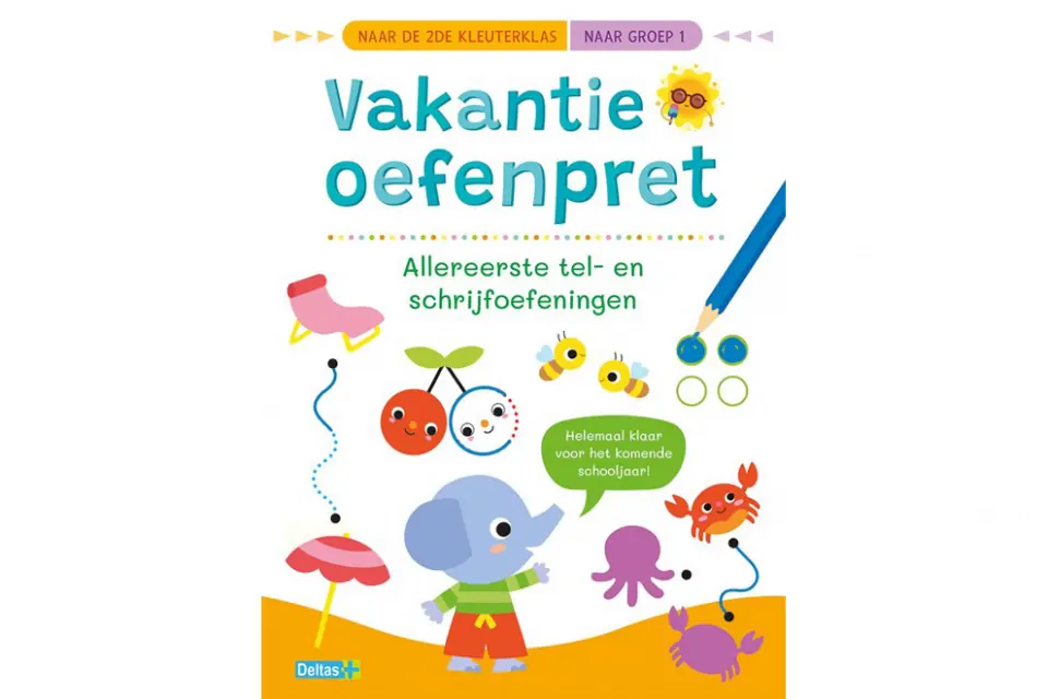 Vakantie oefenpret - allereerste tel en schrijfoef | Online kopen